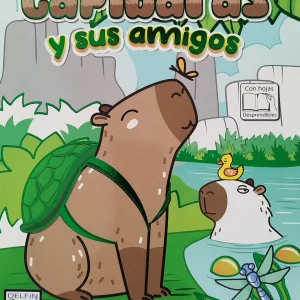 CAPIBARA Y SUS AMIGOS PARA COLOREAR